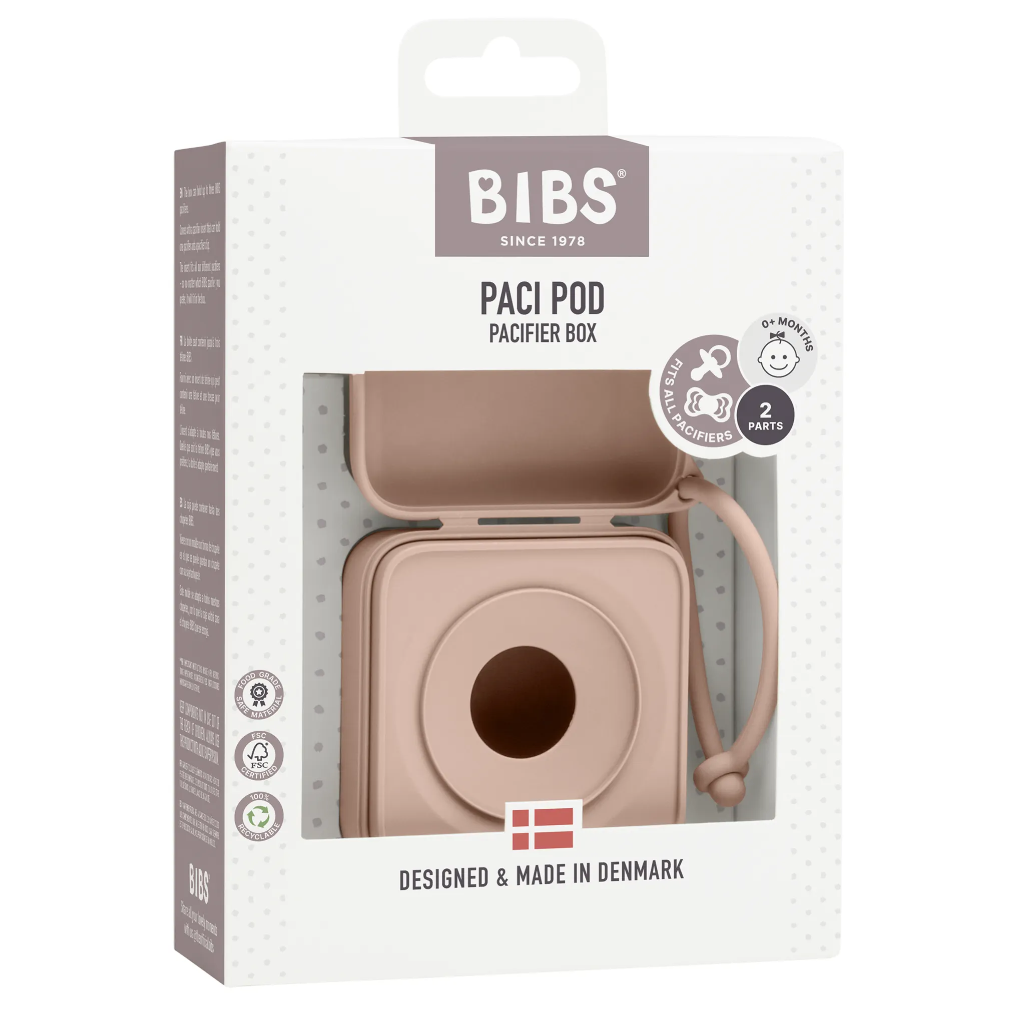 BIBS Paci Box | Blush