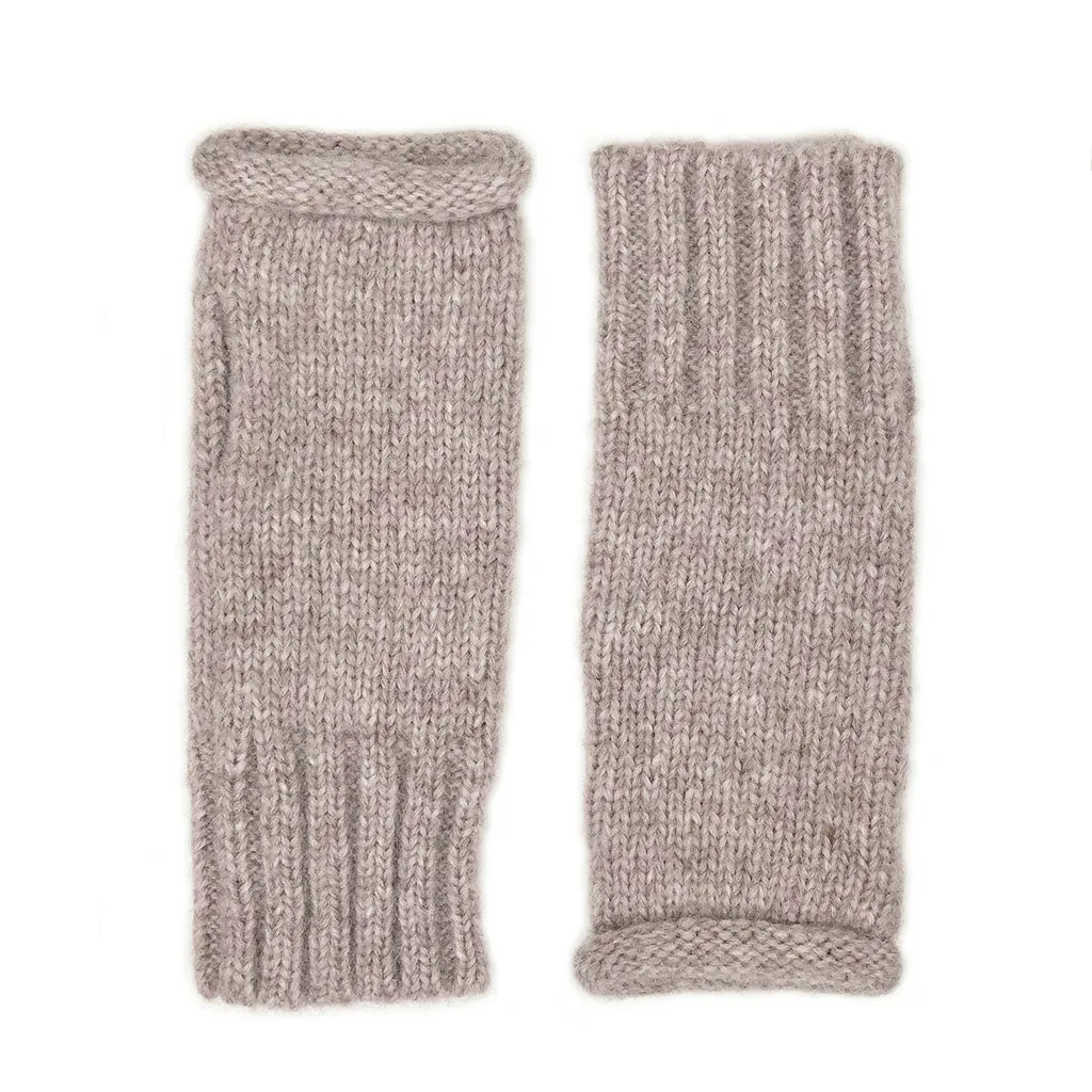 Blush Essential Knit Alpaca Gloves by SLATE   SALT