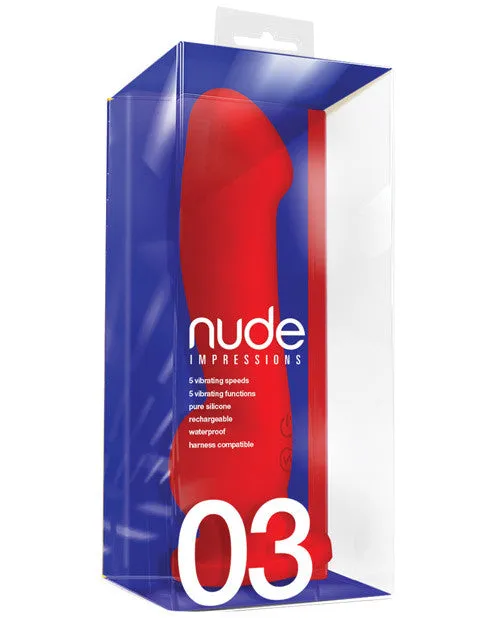 Blush Vibrating Nude Impressions 03 - Red