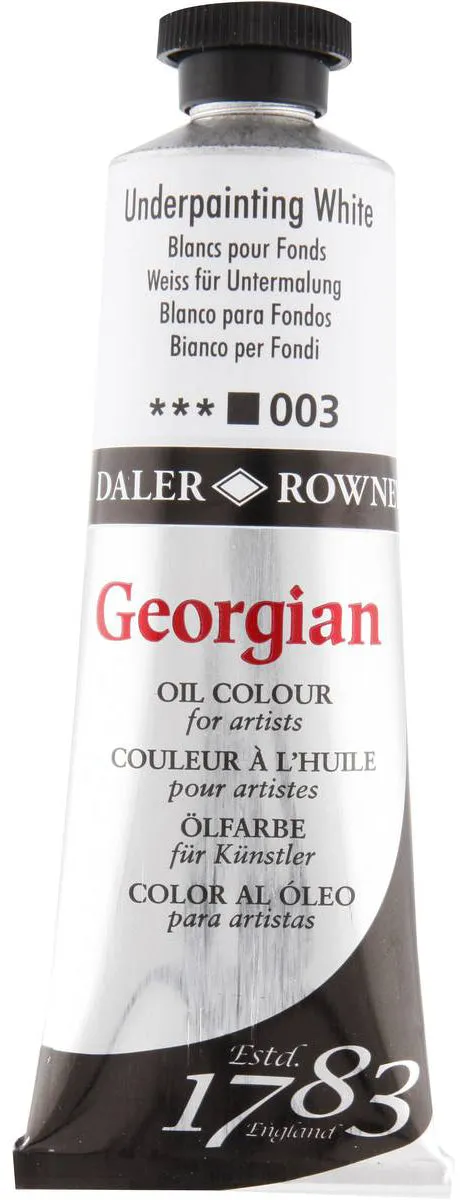 Daler Rowney Georgian Oil Paint - Underpainting White - 38ML