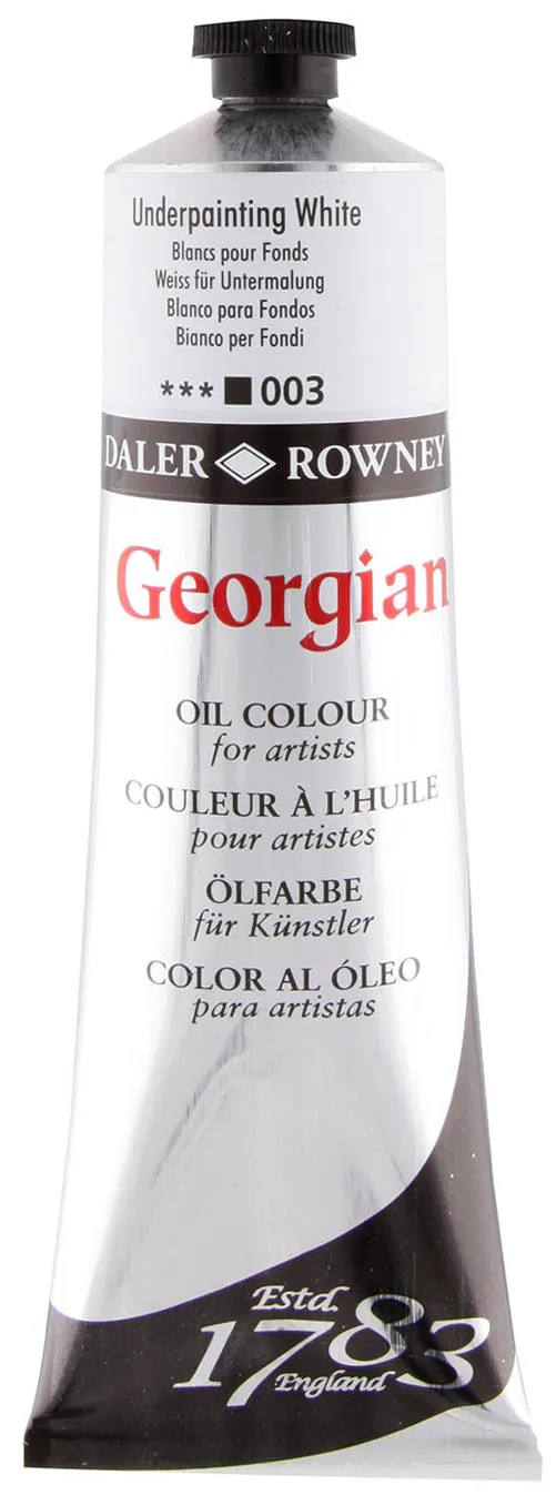 Daler Rowney Georgian Oil Paint - Underpainting White - 38ML