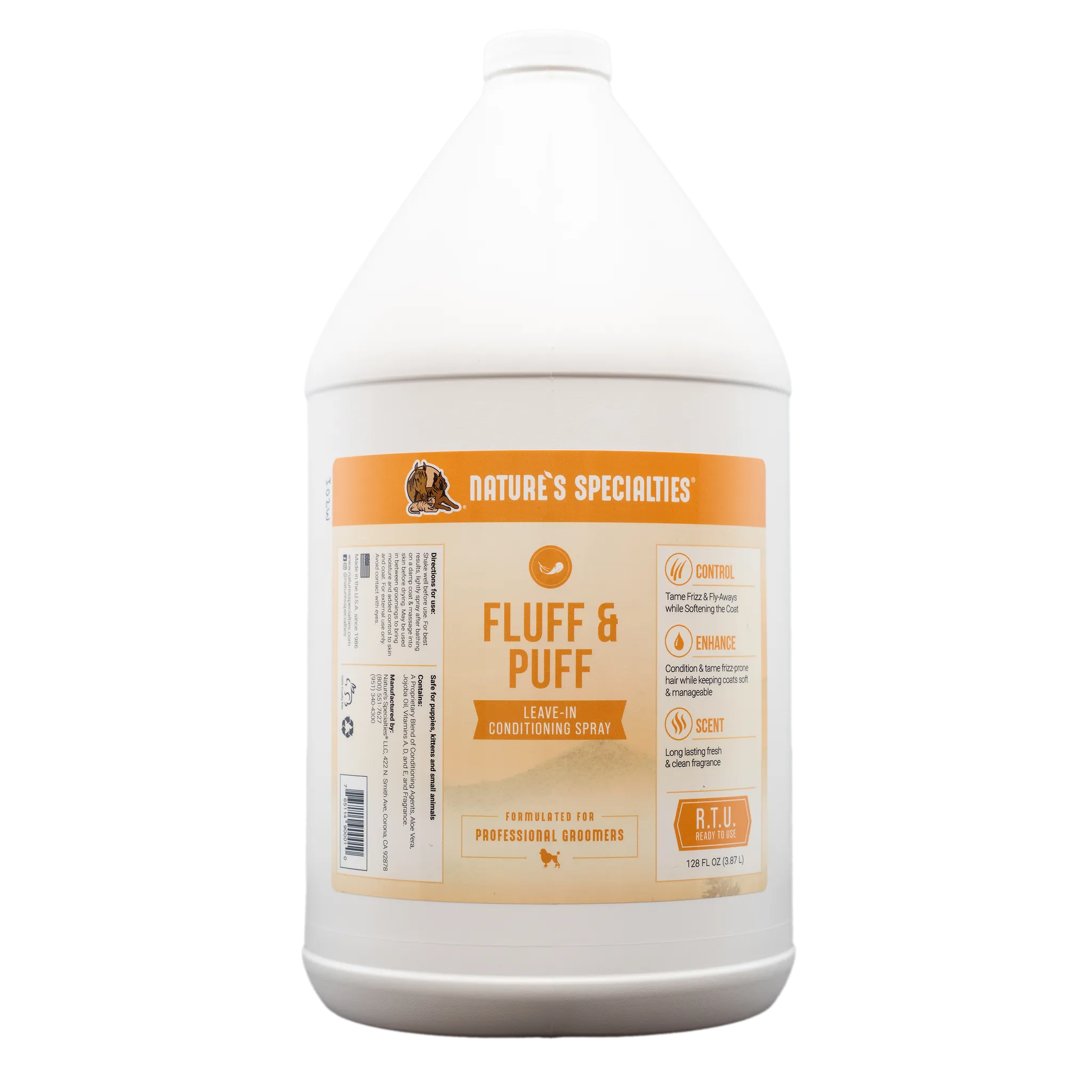 Fluff & Puff Spray Gallon