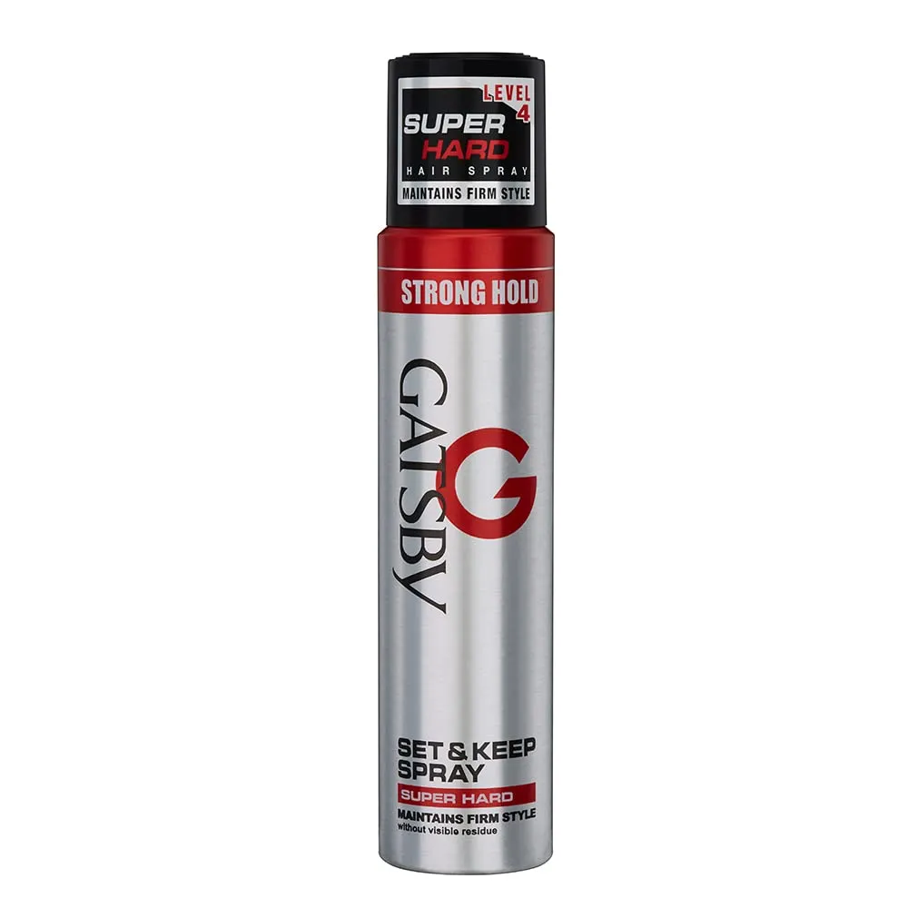 Gatsby Set And Keep Spray Super Hard - 250ml