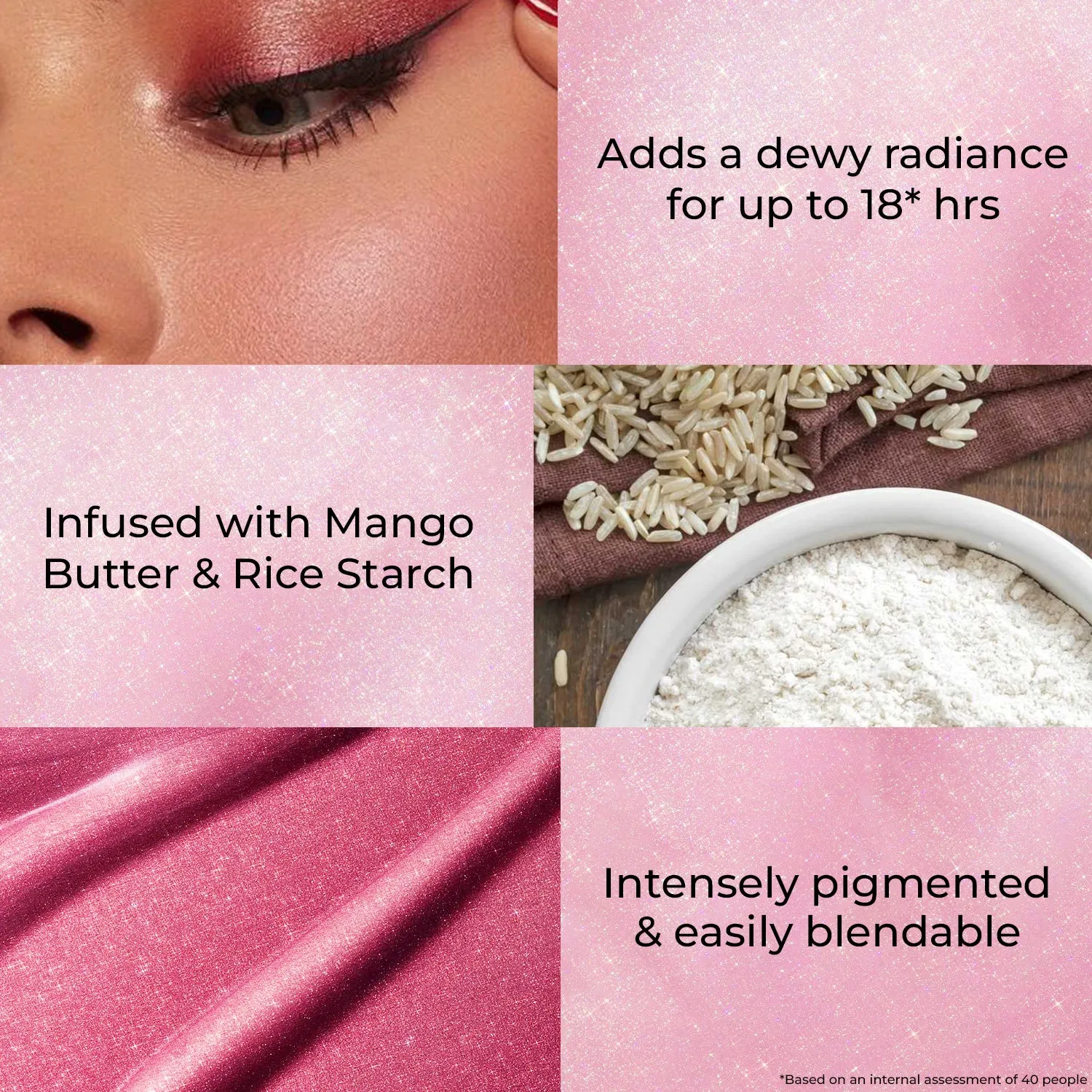 Halo Glow Blush Drops with Mango Butter & Rice Starch :10 ml