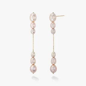 Lucia Graduated Earrings, Blush