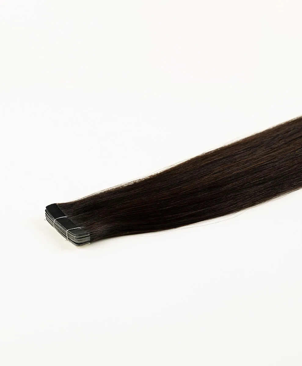 Natural Black, 18" Slim Tape-In Hair Extensions, #N13