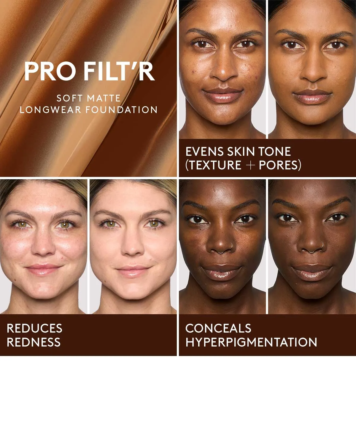 Pro Filt'r Soft Matte Longwear Foundation — #250