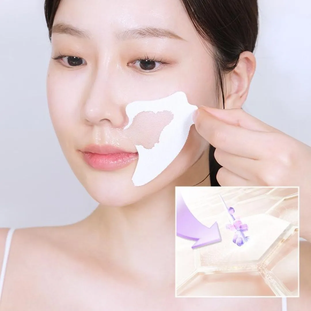 Probioderm 99.9 Melting Collagen Nasolabial Folds & Cheeks Film 5pcs ( Collagen Serum 7mL*2ea) Special Set