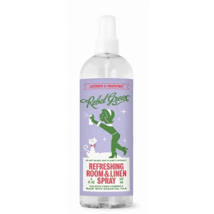 Rebel Green - Refreshing Room   Linen Spray Original, 8oz