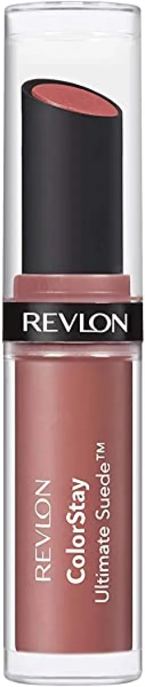 Revlon ColorStay Ultimate Suede Lipstick, Longwear Soft, Ultra-Hydrating High-Impact Lip Color, Formulated with Vitamin E, Iconic (055), 0.09 oz