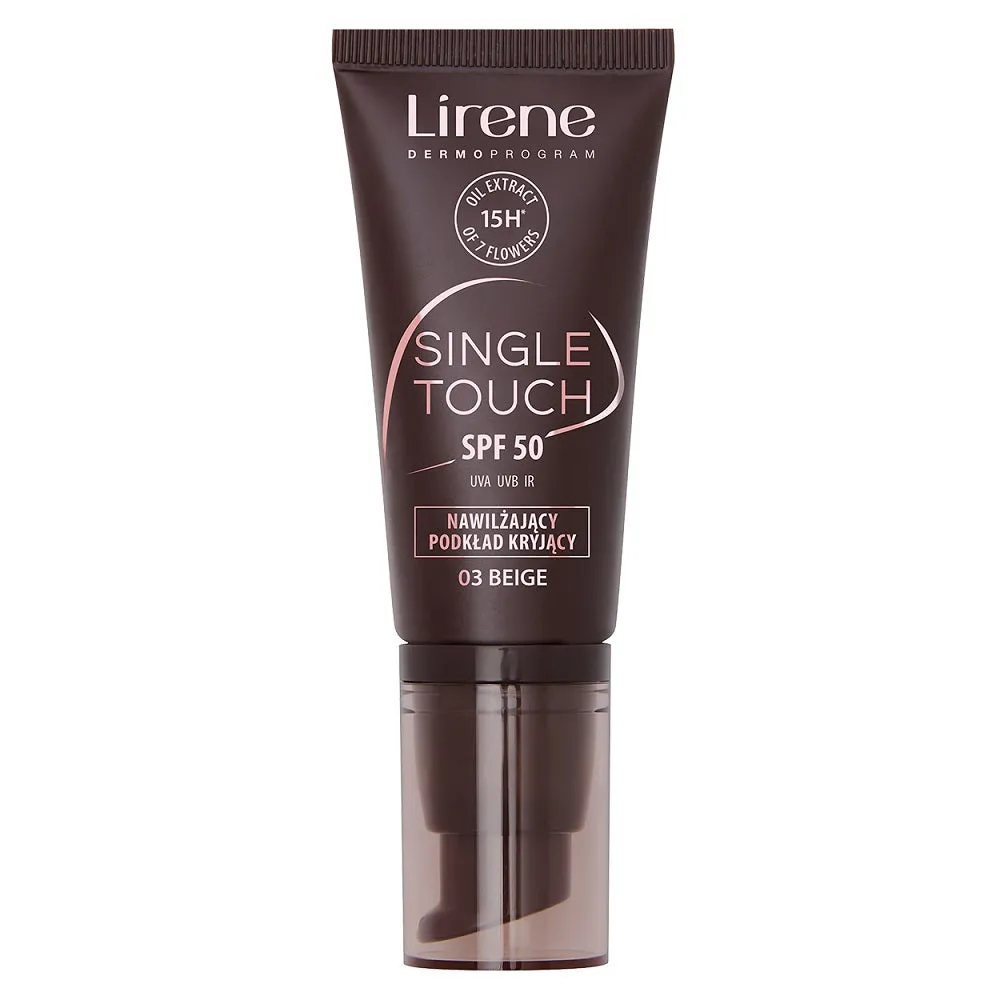 Single Touch SPF50 nawilżający podkład kryjący 03 Beige 30ml